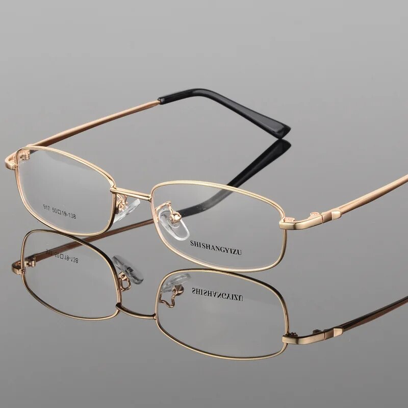 Fashion Eyeglasses Brand Design Unisex Classic Metal, Optical Glasses Vintage Eyewear