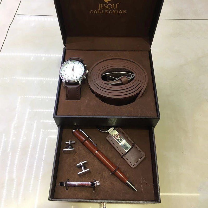 Fashion three layer gift box set watch