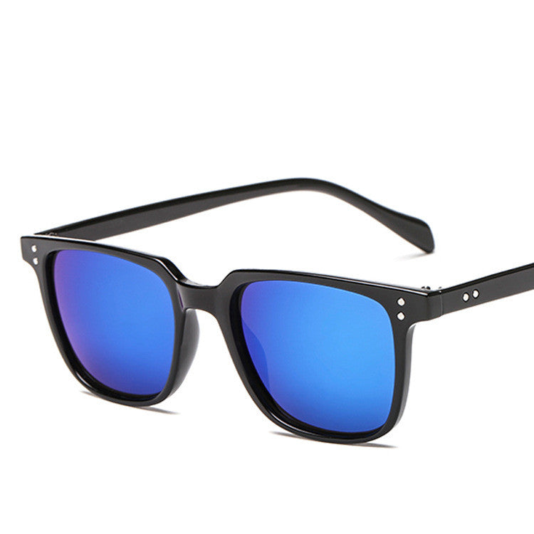 Square frame colorful mercury sunglasses