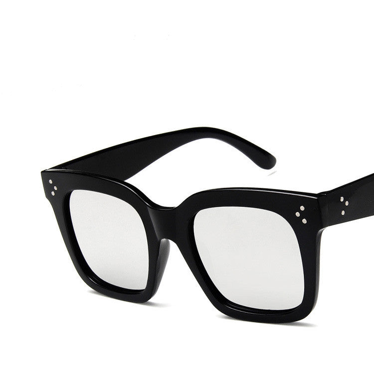 European And American Retro Square Frame Sunglasses