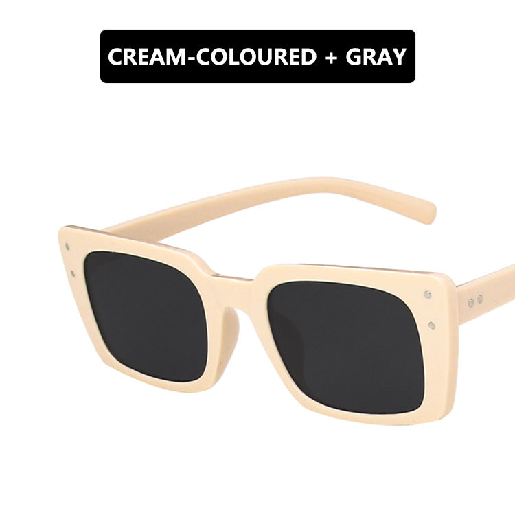 Mi Nail Narrow Frame Square Sunglasses Sunglasses