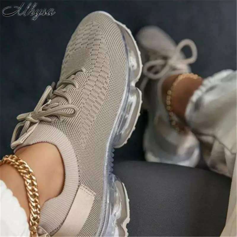 Mesh air cushion sneakers