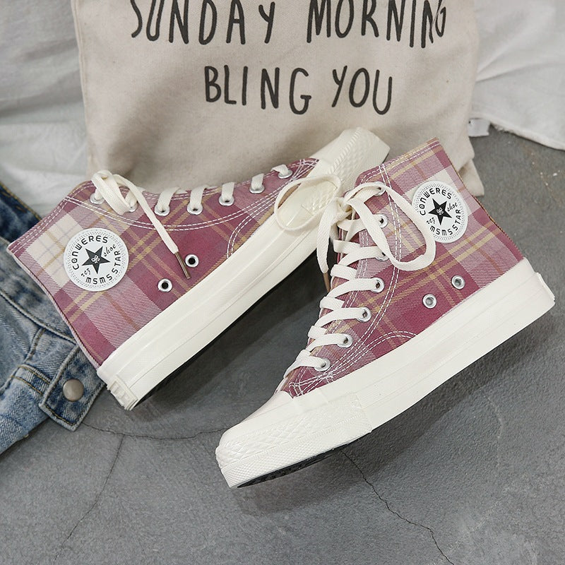 High-top Canvas Shoes