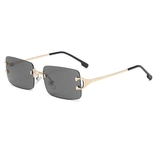 Unisex Rimless Cut-Edge Sunglasses