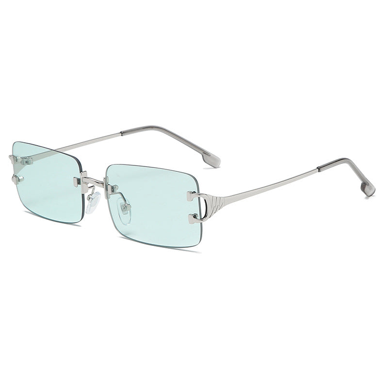 Unisex Rimless Cut-Edge Sunglasses