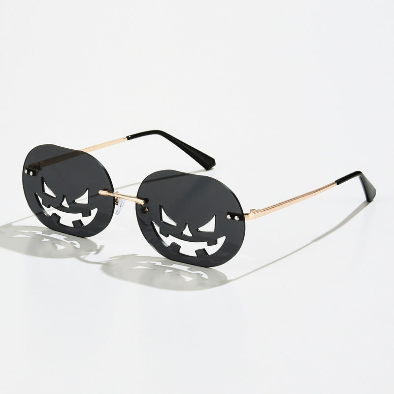 Unisex Personality Pumpkin Sunglasses