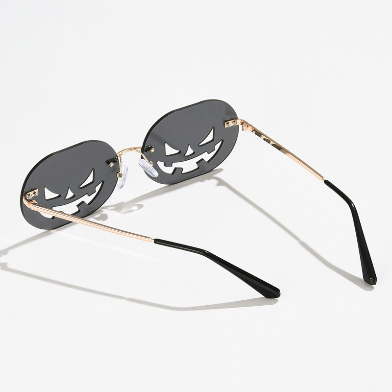 Unisex Personality Pumpkin Sunglasses