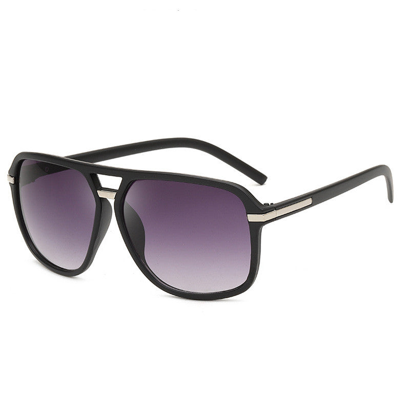 Retro square frame sunglasses