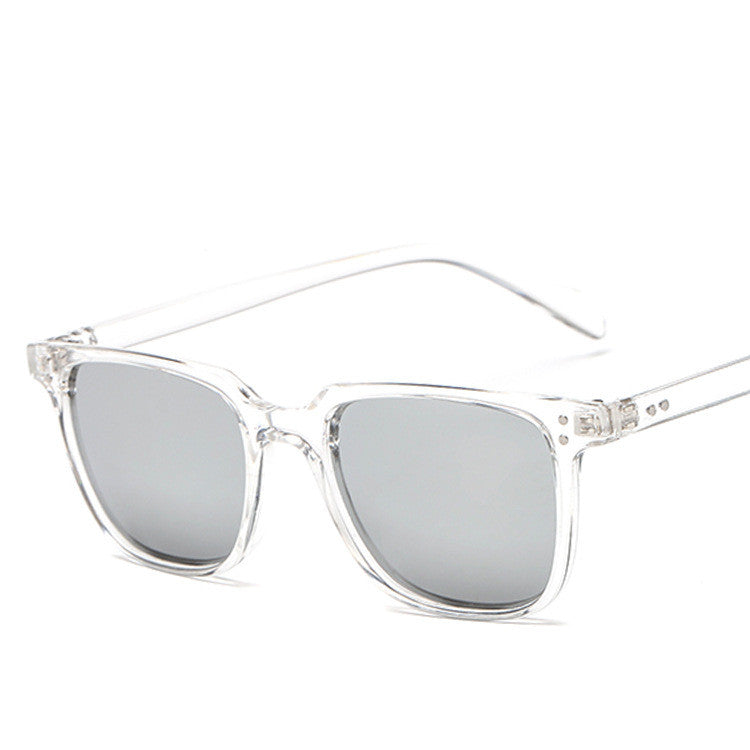 Square frame colorful mercury sunglasses