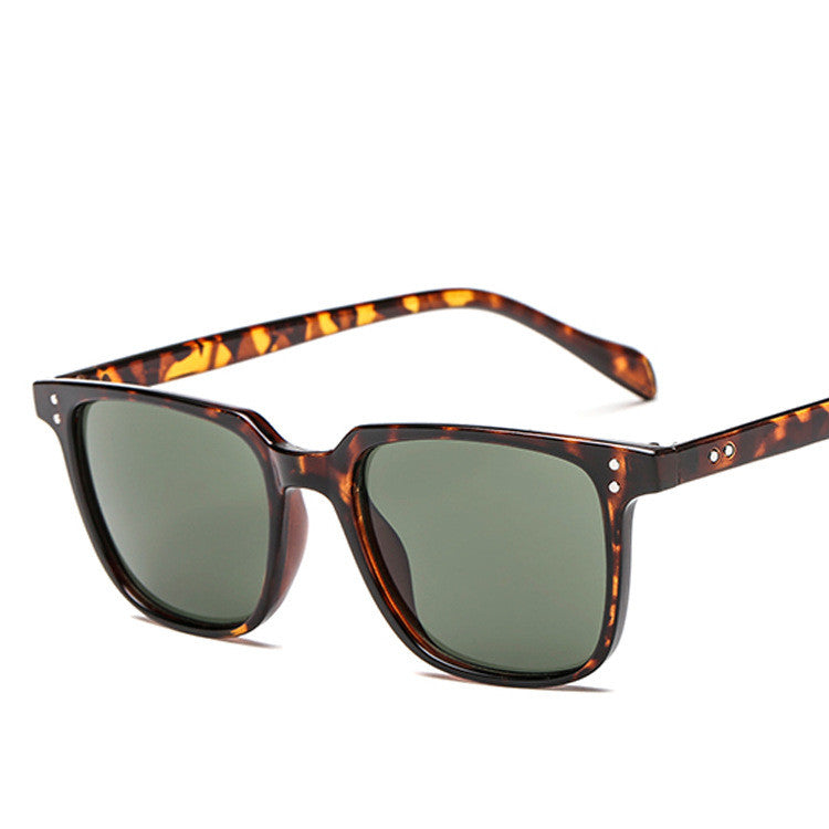 Square frame colorful mercury sunglasses