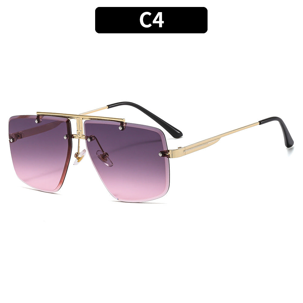 Sunglasses Square Frame Retro Men