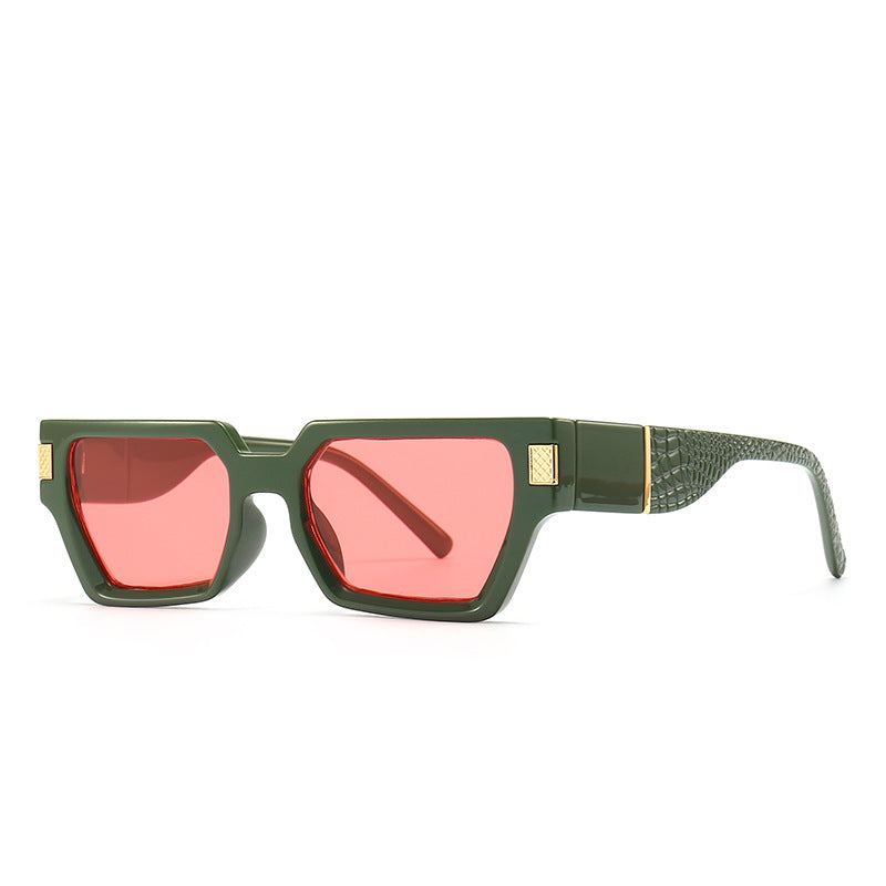 Fashion Catwalk Square Frame Butterfly Sunglasses