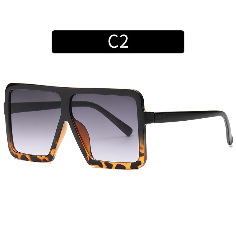 Fashion Square Sunglasses Big Frame Sunglasses