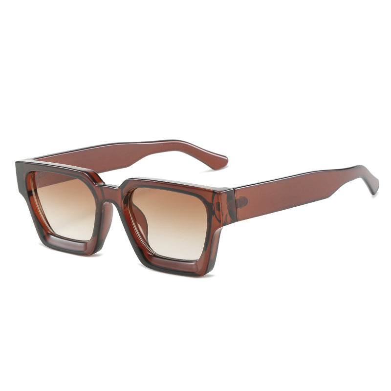 Trendy Square Personality Large Frame Sunglasses