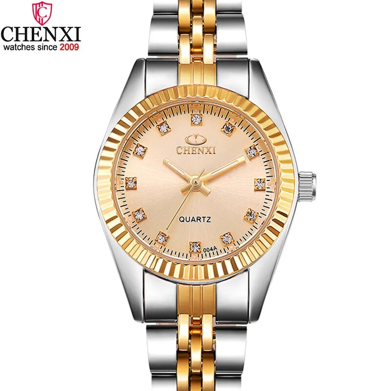 Elegant Lady Casual Clock Waterproof Wristwatch