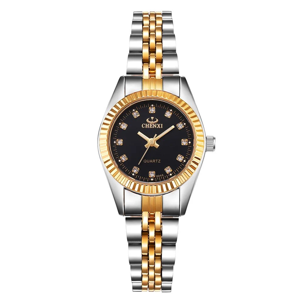 Elegant Lady Casual Clock Waterproof Wristwatch