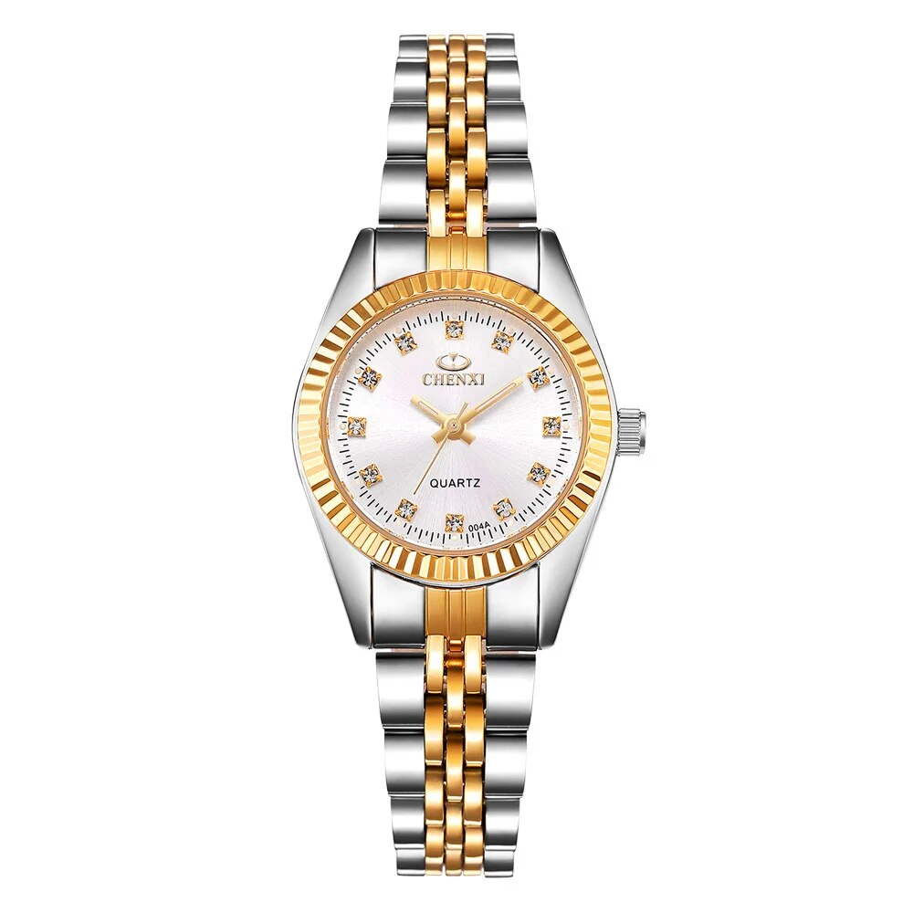 Elegant Lady Casual Clock Waterproof Wristwatch