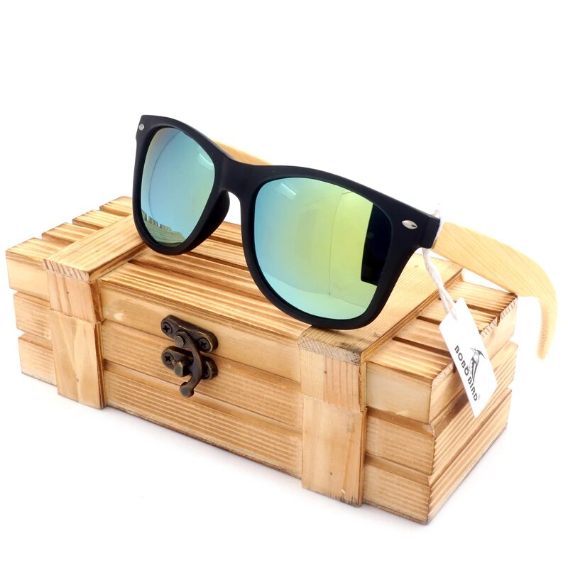 Bamboo Polarized Lens  Sun Glasses