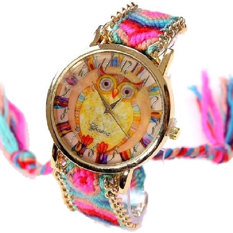 Women Platinum Rainbow Watch