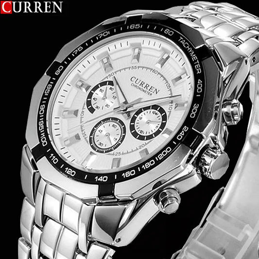 Stainless steel Sports Wrist watch