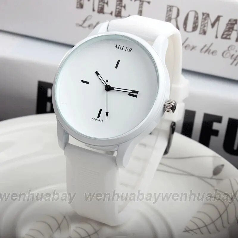 Unisex Silicone Quartz Watch