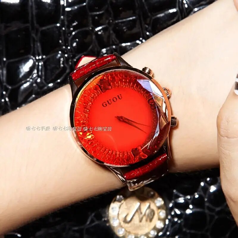 Rhinestone Waterproof Women's Watch