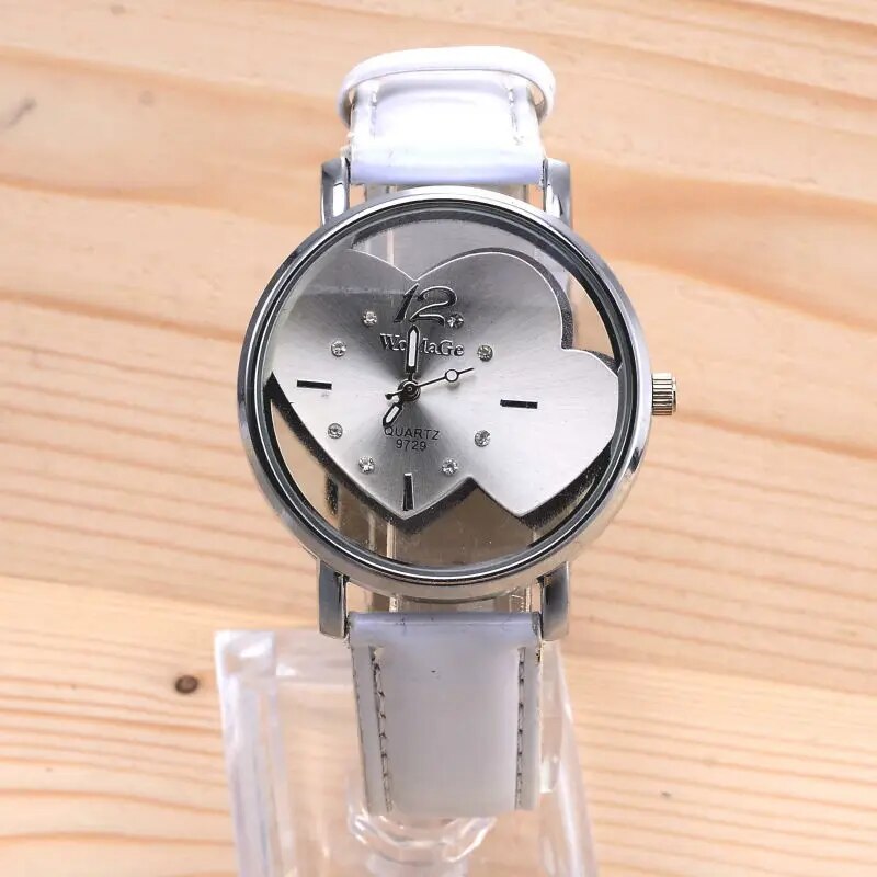 Luxury Crystal Heart Shape Watch For Women