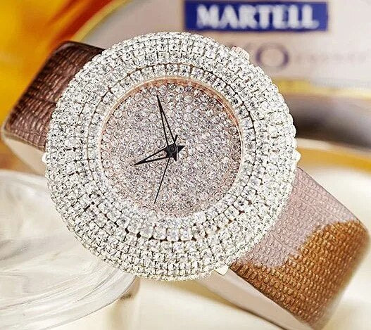 Diamond Stone Wristwatch