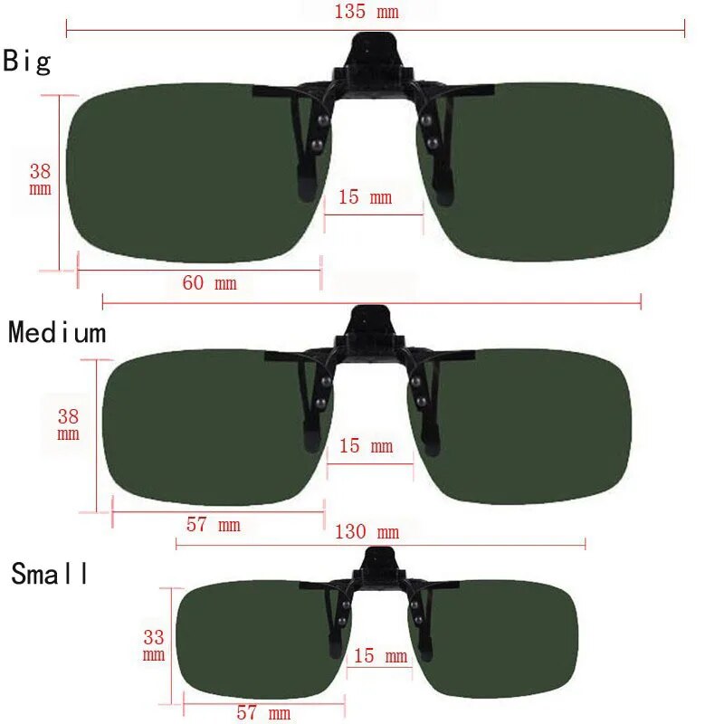 Unisex UV400 Flip Up Glasses Frame