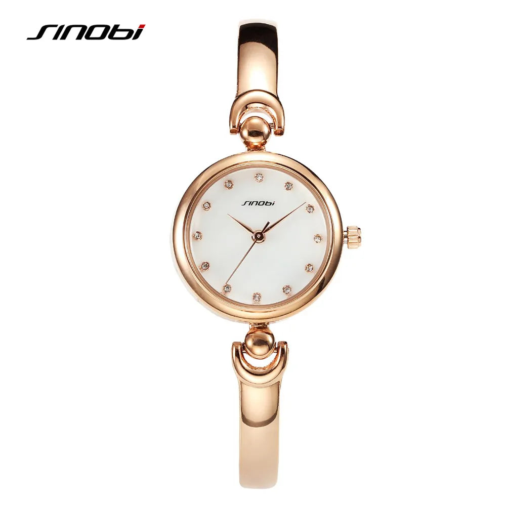 Fashion Women Golden Bracelet Watch