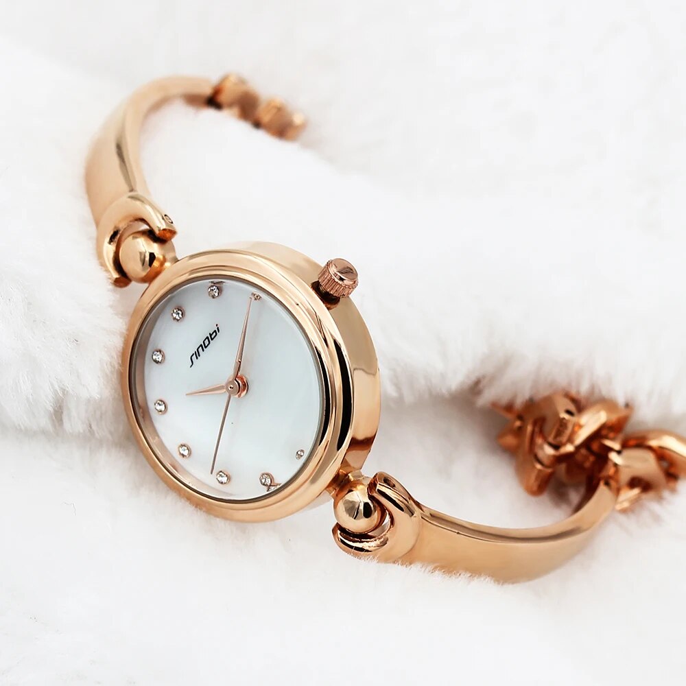 Fashion Women Golden Bracelet Watch