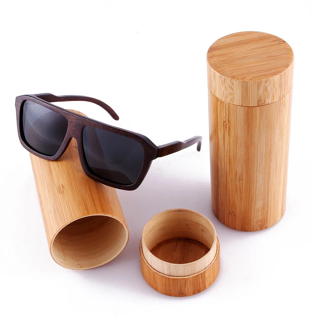 Handmade Bamboo, wooden Sunglasses with Polarized Lens