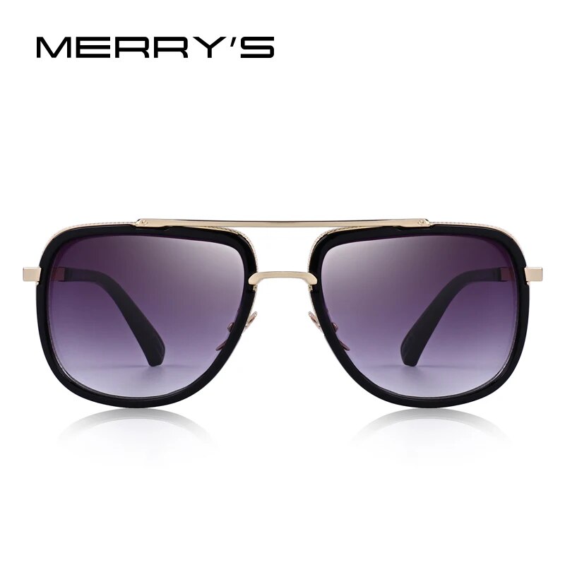 Unisex Designer Metal Square Sun glasses