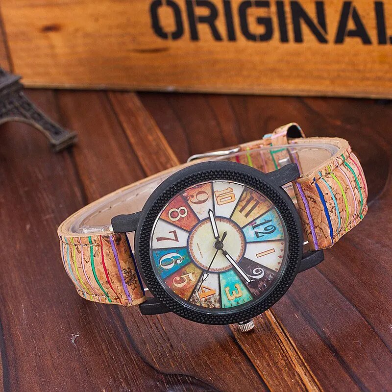 Fashion Leather Women Quartz Wrist Watch