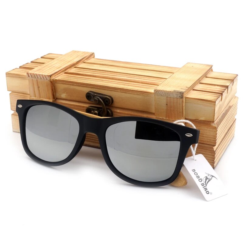 Bamboo Polarized Lens  Sun Glasses