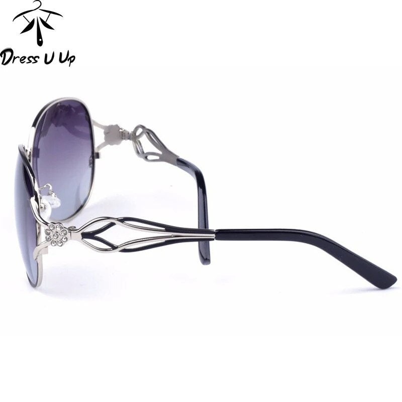 Women Diamond Luxury Brand Design Sun Glasses