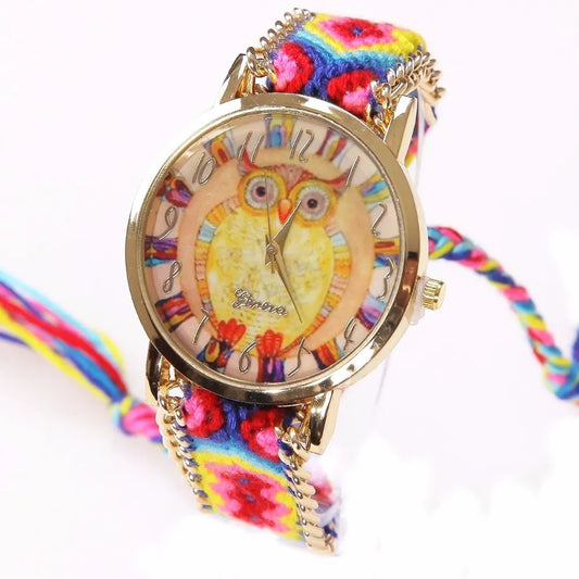 Women Platinum Rainbow Watch