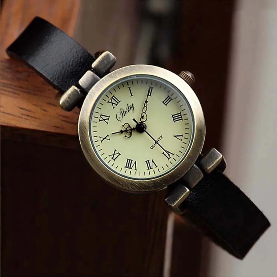 New Fashion Hot-Selling Leather Female Watch