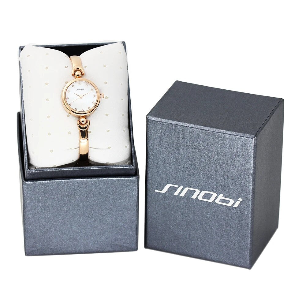 Fashion Women Golden Bracelet Watch