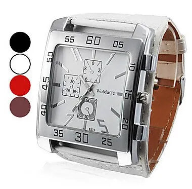 Unisex Fashion Square Wristwatch