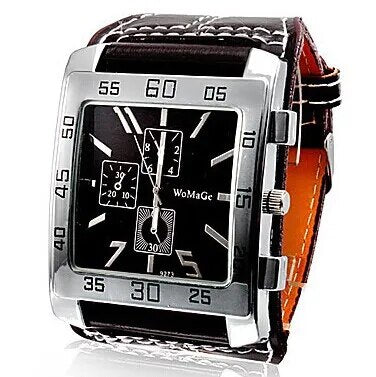 Unisex Fashion Square Wristwatch