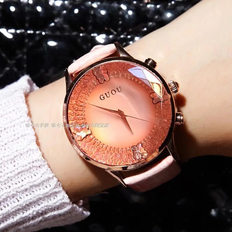 Rhinestone Waterproof Women's Watch