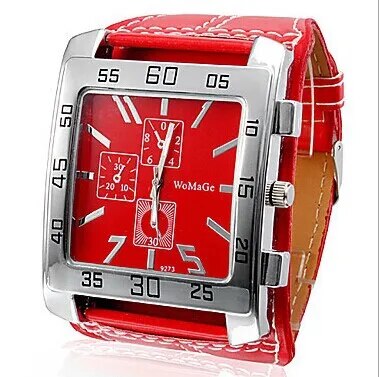 Unisex Fashion Square Wristwatch