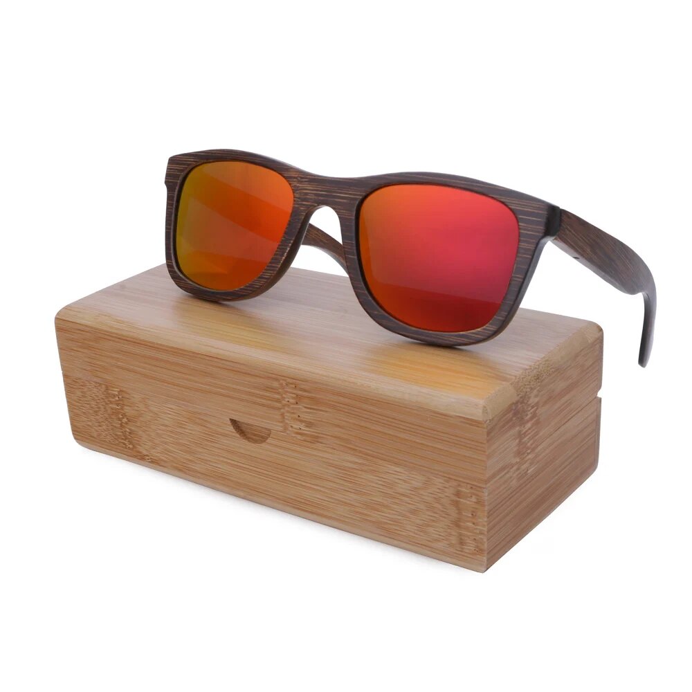 Fashion Polarized Bamboo Sunglasses.