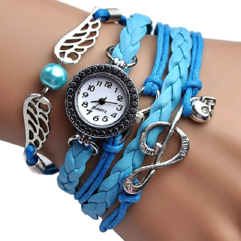 NEW fashion Angel Wings Bracelet wristwatch