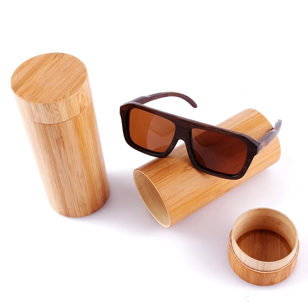 Handmade Bamboo, wooden Sunglasses with Polarized Lens