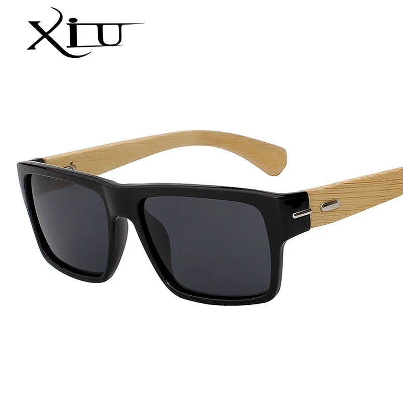 Fashion vintage Bamboo Sunglasses