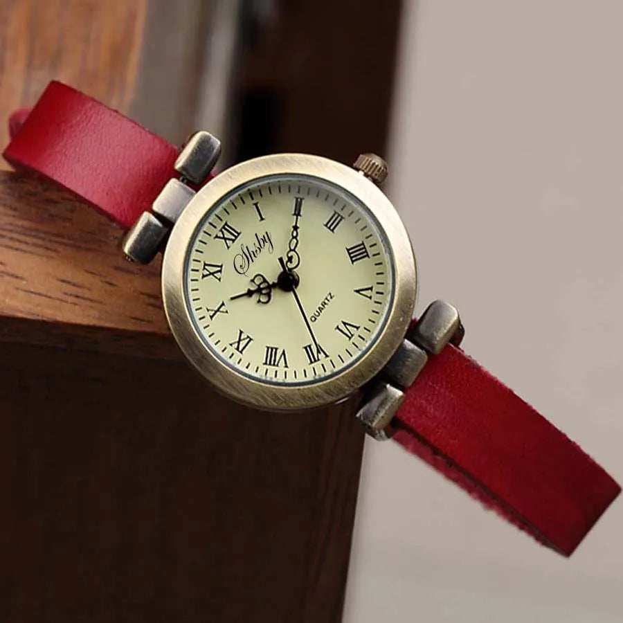 New Fashion Hot-Selling Leather Female Watch