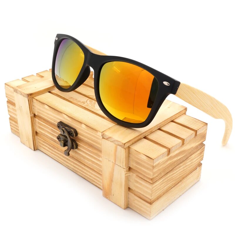 Bamboo Polarized Lens  Sun Glasses