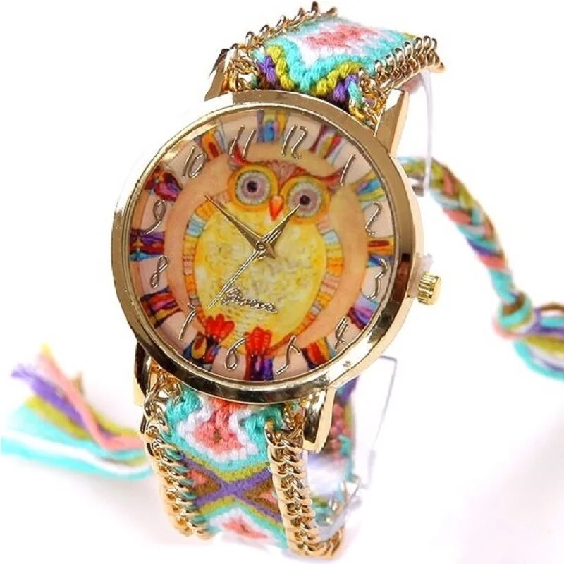 Women Platinum Rainbow Watch